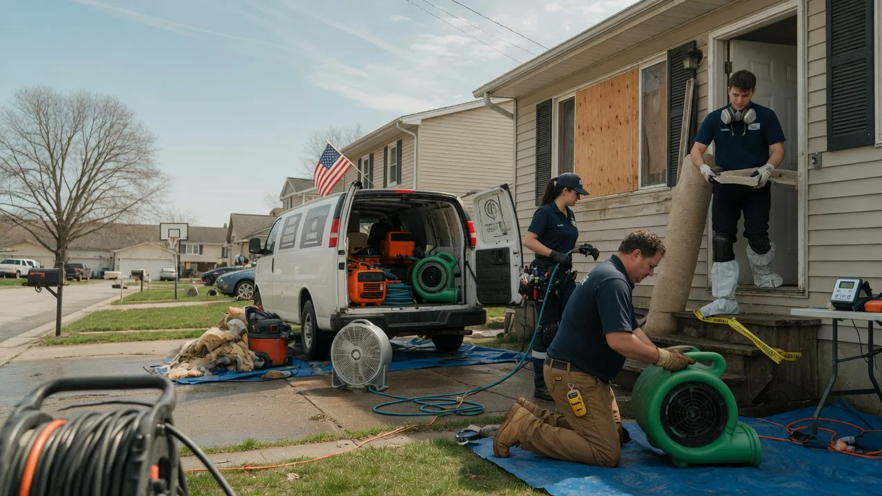 Water Damage Restoration in Manhattan, IL near me